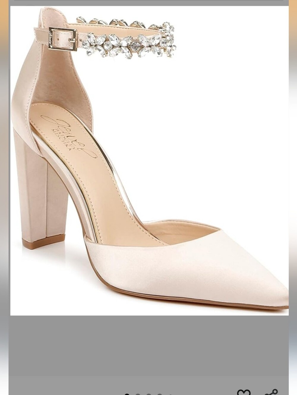 Jewel Badgley Mischka Ollie High Heel Pump